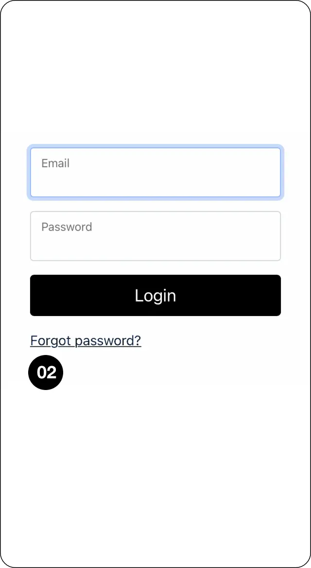 CopyMate Forgot Password link